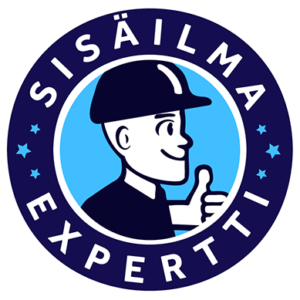 Sisäilmaexpertin pyöreä logo